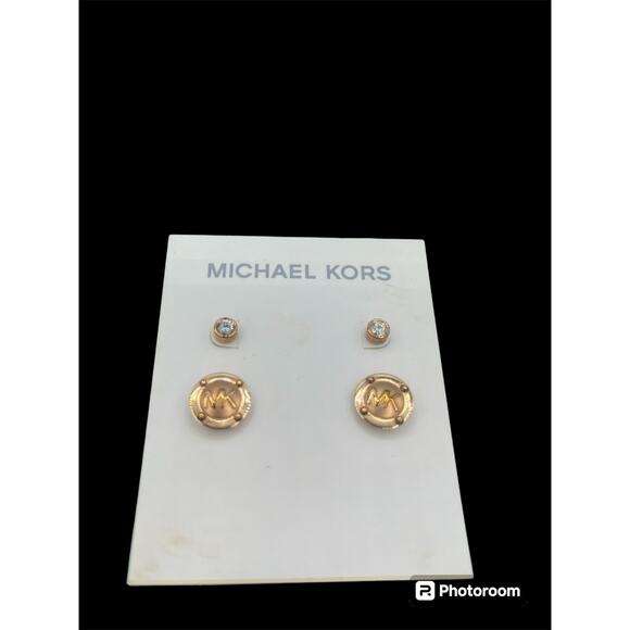 3 Pairs Of Michael Kors Earrings - Picture 5 of 7